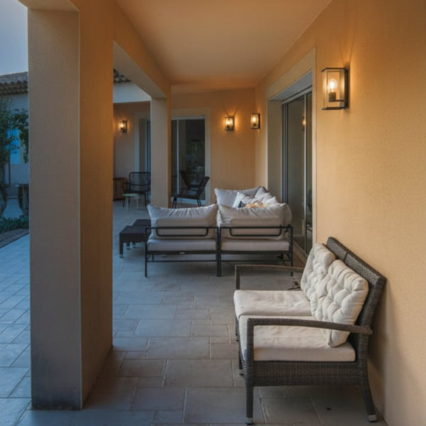 Wandleuchte QUADRULO WL IP44 290×140×160mm anthrazit