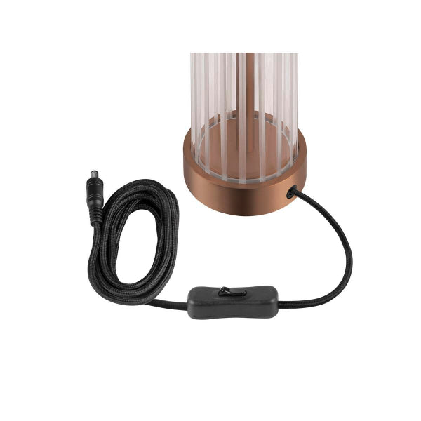 LED-Tischleuchte SLV QUIMERA 4.3W 110lm 927/930 Schalter Ø80×277mm Kupfer