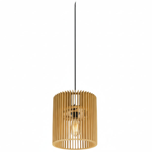 Pendelleuchte WUD cylindrical E27 1×60W direkt Ø250mm braun