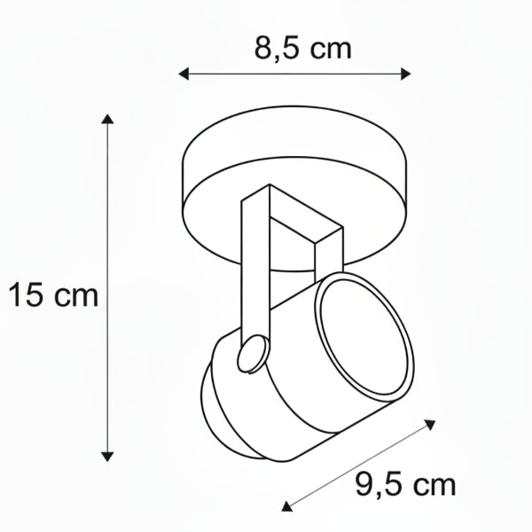 SPOT 79 Decken- &amp; Wandleuchte GU10